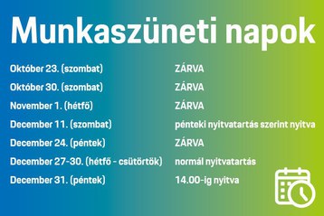 Nyitvatartás